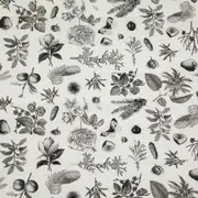EDREDOM DE CASAL E QUEEN 2,40 M X 2,50 M NATUREZA - CREAM/PRETO - Foto 6