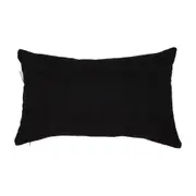 CAPA PARA ALMOFADA 50 CM X 30 CM MUNDARI - NATURAL/PRETO - Foto 3
