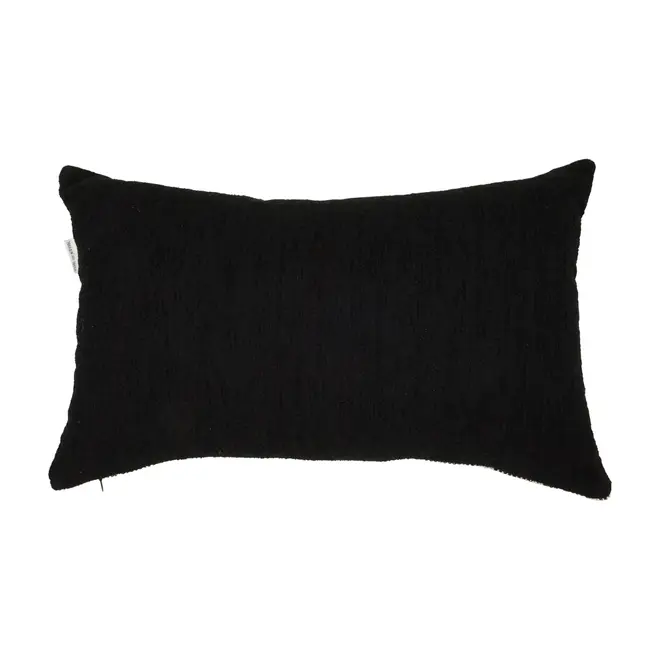 CAPA PARA ALMOFADA 50 CM X 30 CM MUNDARI - NATURAL/PRETO - Foto 3