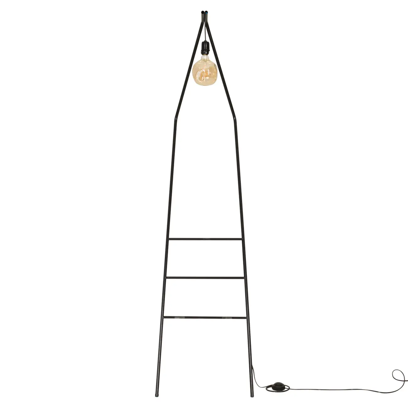 LUMINÁRIA DE CHÃO LADDER - PRETO - Foto 3