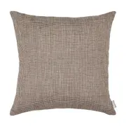 CAPA PARA ALMOFADA 43 CM X 43 CM THURI - NATURAL/PRETO - Foto 1