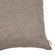 CAPA PARA ALMOFADA 43 CM X 43 CM THURI - NATURAL/PRETO - Foto 2
