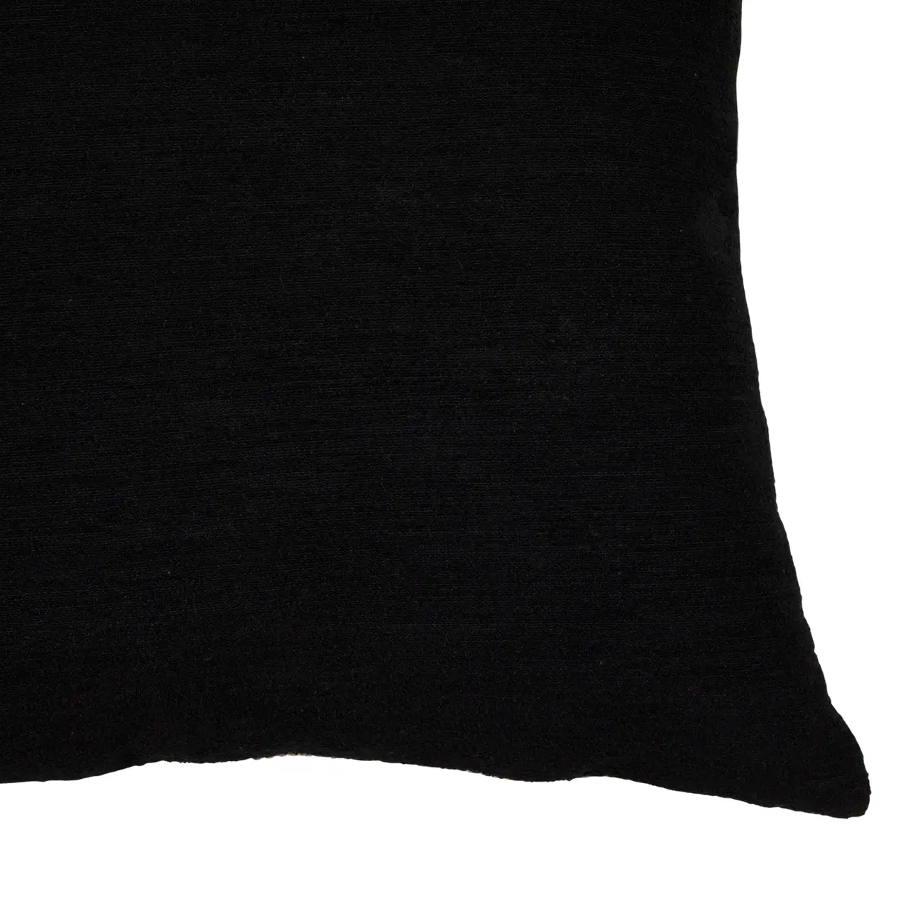 CAPA PARA ALMOFADA 43 CM X 43 CM THURI - NATURAL/PRETO - Foto 4