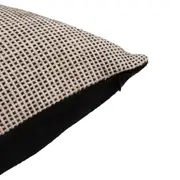 CAPA PARA ALMOFADA 43 CM X 43 CM THURI - NATURAL/PRETO - Foto 5