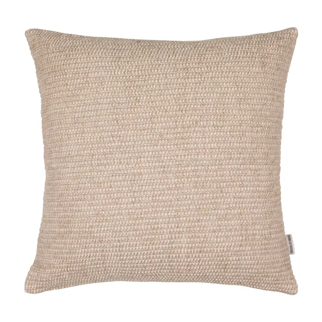 CAPA PARA ALMOFADA 43 CM X 43 CM JEQUIÁ - NATURAL/BEGE - Foto 1