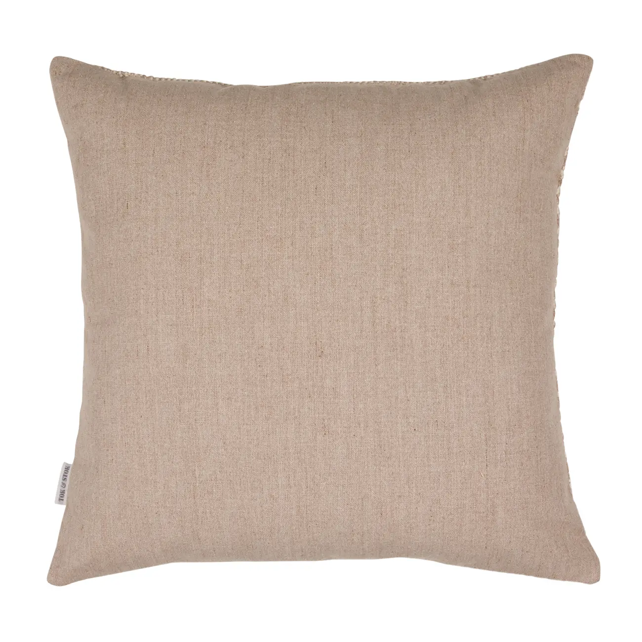 CAPA PARA ALMOFADA 43 CM X 43 CM JEQUIÁ - NATURAL/BEGE - Foto 3