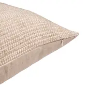 CAPA PARA ALMOFADA 43 CM X 43 CM JEQUIÁ - NATURAL/BEGE - Foto 5