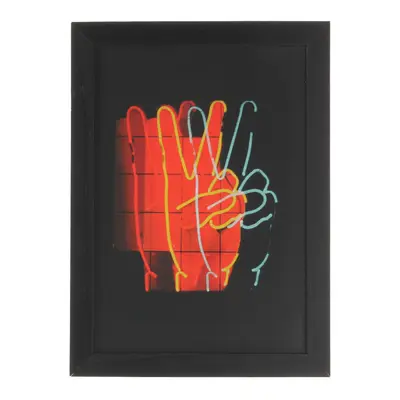 QUADRO 22 CM X 30 CM PEACE & LOVE