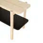 SAPATEIRA 31 CM X 78 CM X 43 CM PLANC - NATURAL WASHED/PRETO - Foto 5