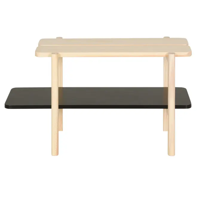 SAPATEIRA 31 CM X 78 CM X 43 CM PLANC - NATURAL WASHED/PRETO - Foto 6