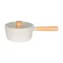 PANELA INDUÇÃO 18 CM FIKA - BEGE/PINUS NATURAL - Foto 1