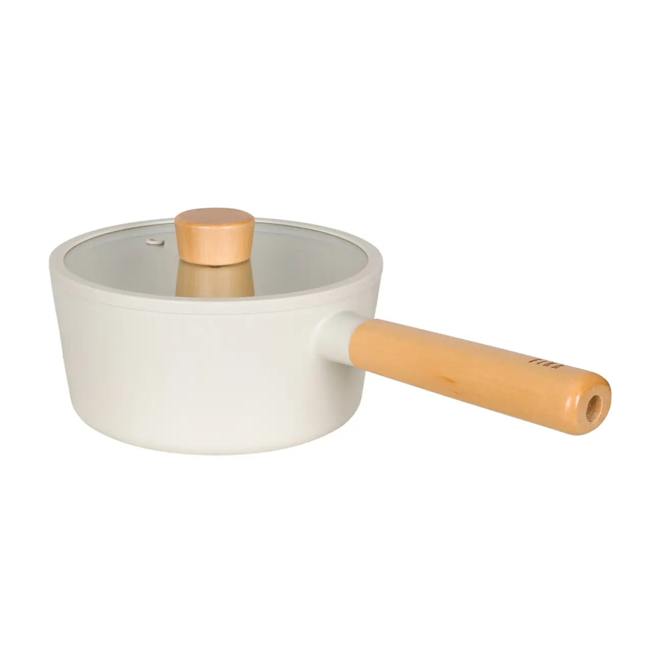 PANELA INDUÇÃO 18 CM FIKA - BEGE/PINUS NATURAL - Foto 3