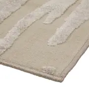 TAPETE 2 M X 2,50 M SPINDLE - BRANCO/NATURAL - Foto 4
