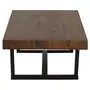 MESA DE CENTRO 1,10 M X 60 CM NIARA - PRETO/NOZES RÚSTICO - Foto 3