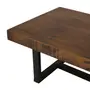 MESA DE CENTRO 1,10 M X 60 CM NIARA - PRETO/NOZES RÚSTICO - Foto 4