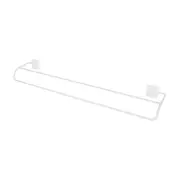 PORTA-TOALHA DUPLO 60 CM MATRIX - BRANCO - Foto 1