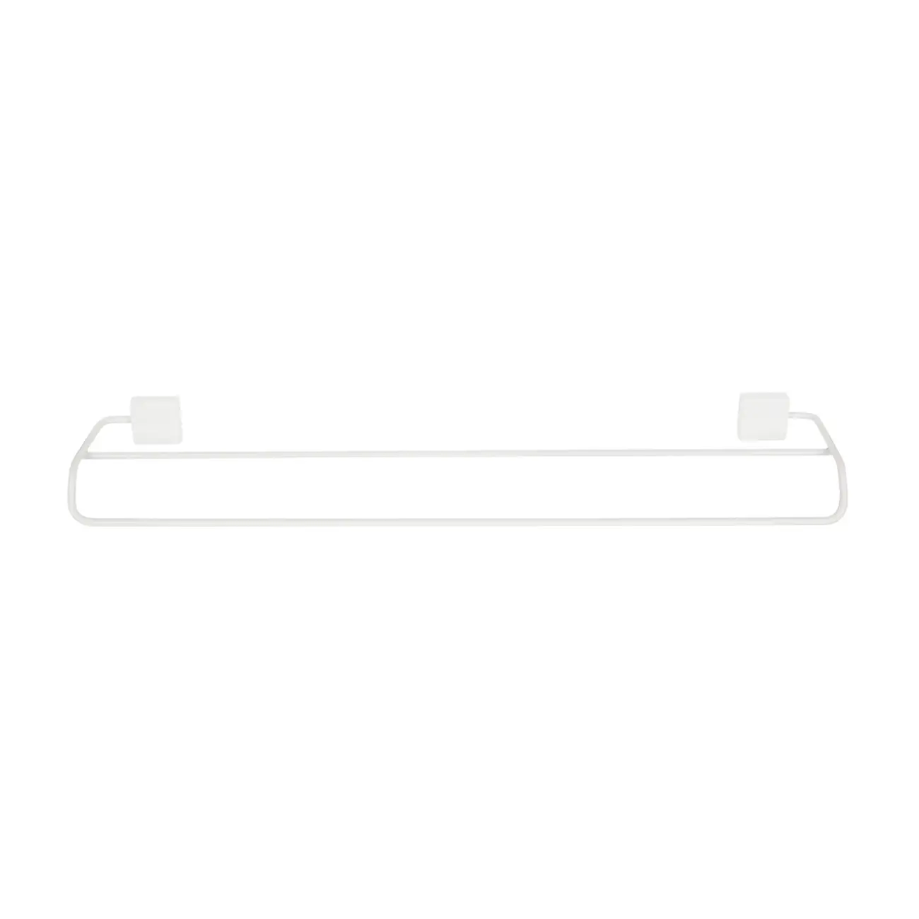 PORTA-TOALHA DUPLO 60 CM MATRIX - BRANCO - Foto 2