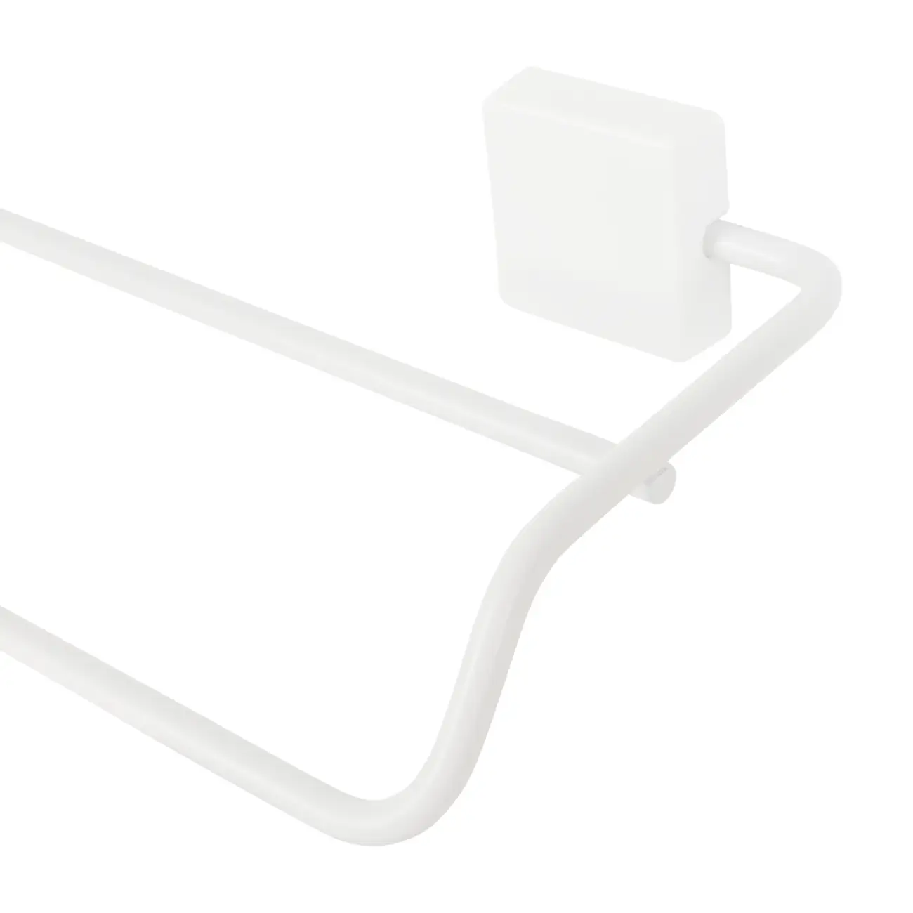 PORTA-TOALHA DUPLO 60 CM MATRIX - BRANCO - Foto 3