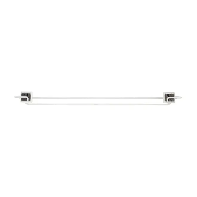 PORTA-TOALHA DUPLO 60 CM MATRIX - BRANCO - Foto 4