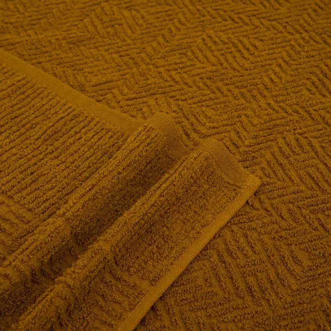 TOALHA DE BANHO 1,35 M X 70 CM BURKINA - CANELA DO CEILÃO/CANELA DO CEILÃO - Foto 3