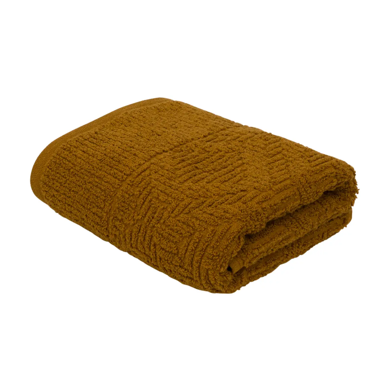 TOALHA DE ROSTO 80 CM X 48 CM BURKINA - CANELA DO CEILÃO/CANELA DO CEILÃO - Foto 1