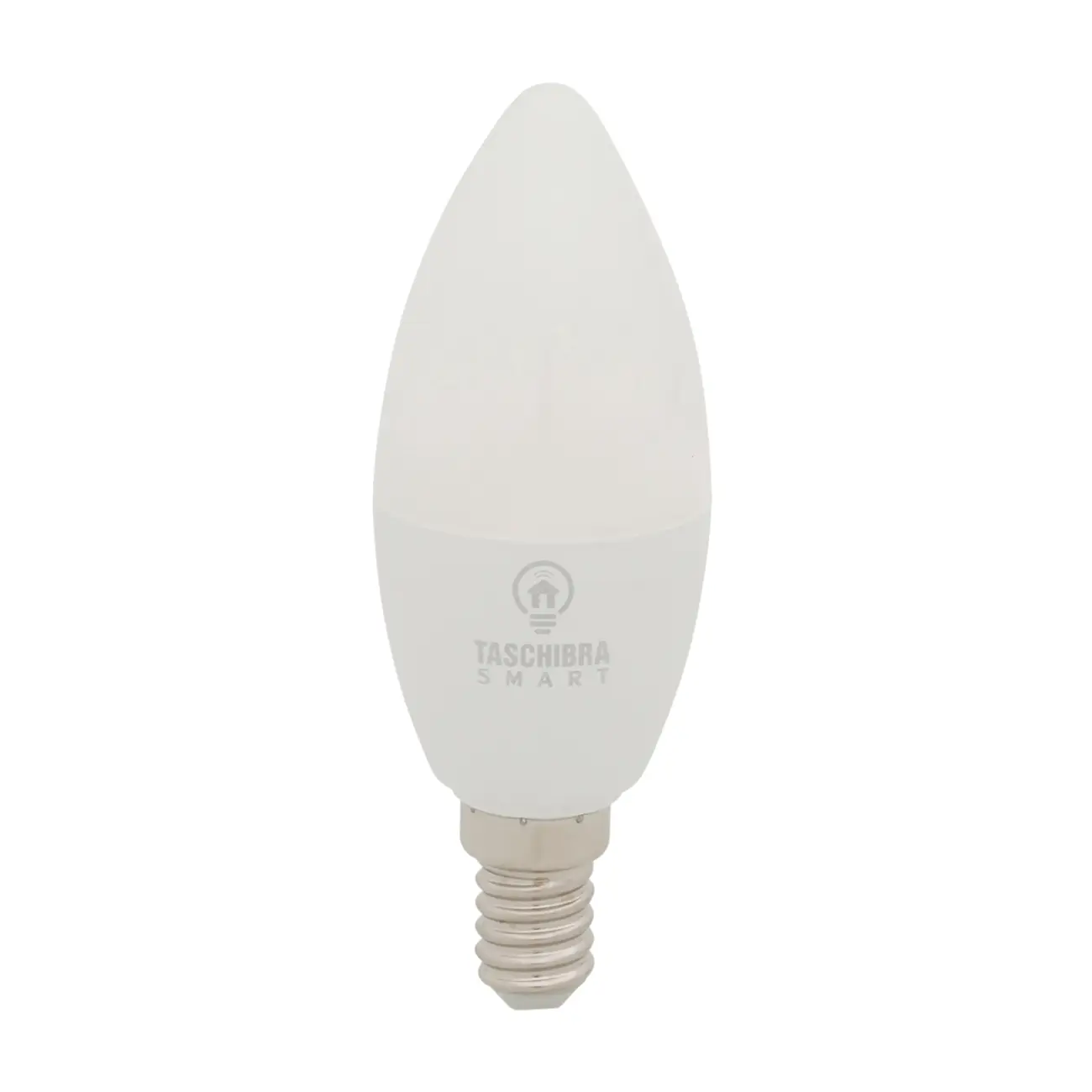 LÂMPADA VELA INTELIGENTE RGB E14 E27 6W 127 220V TASCHIBRA - BRANCO/MULTICOR - Foto 1