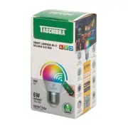 LÂMPADA BOLINHA INTELIGENTE RGB E27 6W 127 220V TASCHIBRA - BRANCO/MULTICOR - Foto 2