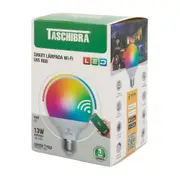 LÂMPADA INTELIGENTE RGB G95 E27 13W 127 220V TASCHIBRA - BRANCO/MULTICOR - Foto 2