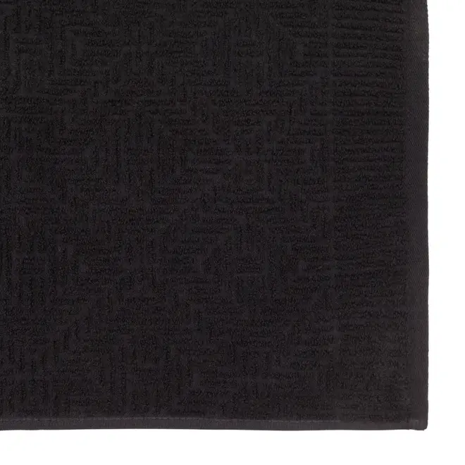 TOALHA DE LAVABO 50 CM X 30 CM BURKINA - PRETO - Foto 2