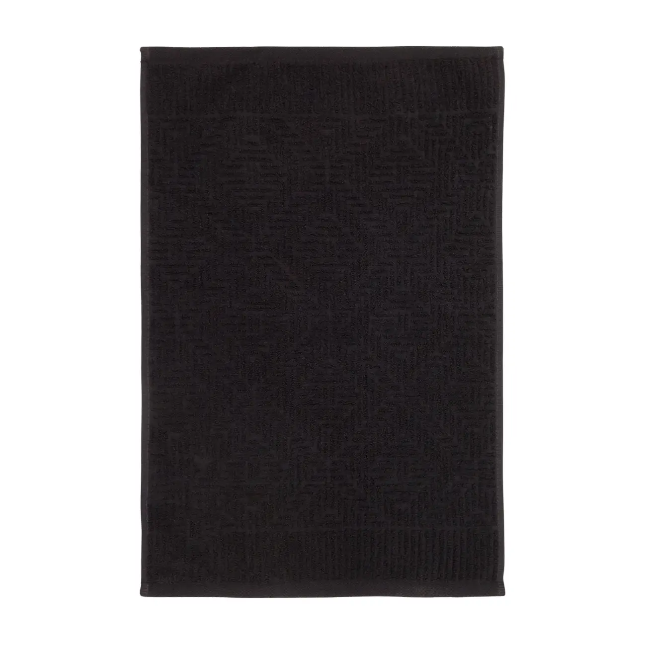 TOALHA DE LAVABO 50 CM X 30 CM BURKINA - PRETO - Foto 4