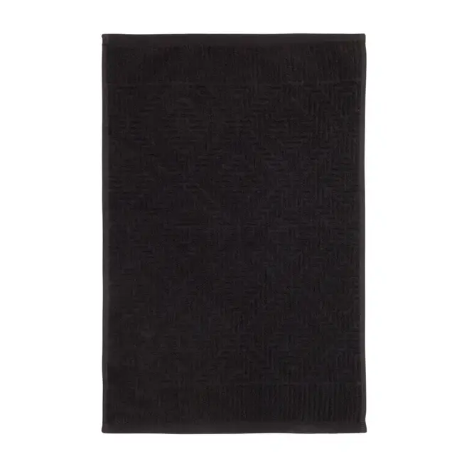 TOALHA DE LAVABO 50 CM X 30 CM BURKINA - PRETO - Foto 4