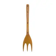 GARFO DECORATIVO 30 CM MARCHETARIA - MADEIRA/PRETO - Foto 1