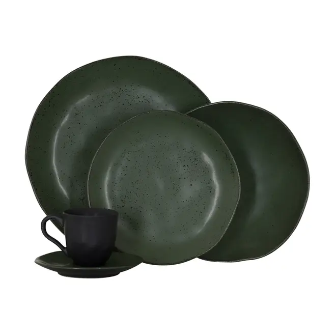 PRATO RASO GEO ORGÂNICO - VERDE ESCURO/PRETO - Foto 5