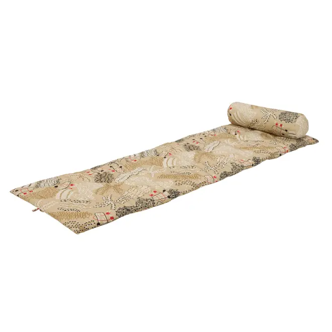 COLCHONETE/FUTON ANTI-HESITAÇÃO - BEGE/BRANCO - Foto 1