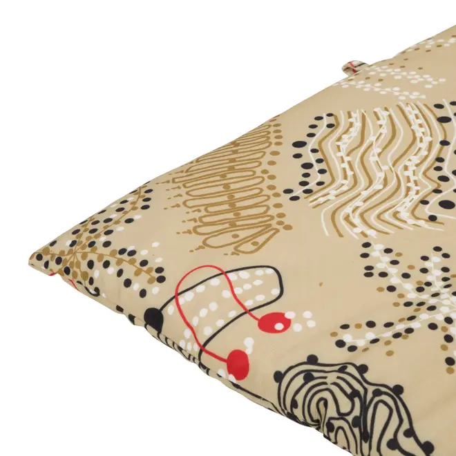 COLCHONETE/FUTON ANTI-HESITAÇÃO - BEGE/BRANCO - Foto 6