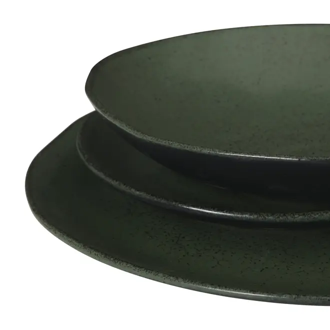 APARELHO DE JANTAR 12 PEÇAS GEO ORGÂNICO - VERDE ESCURO - Foto 5
