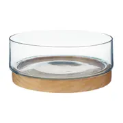 CENTRO DE MESA 29 CM REPOUSO - VERDE/AMÊNDOA - Foto 1