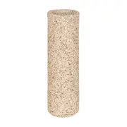 VASO DECORATIVO 30 CM CASCALHO - BRANCO/FIBRA CLARA - Foto 1