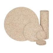 VASO DECORATIVO 30 CM CASCALHO - BRANCO/FIBRA CLARA - Foto 3