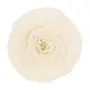 ADORNO 20 CM ESCAMA DE PEIXE ROSA - BRANCO/FIBRA CLARA - Foto 1
