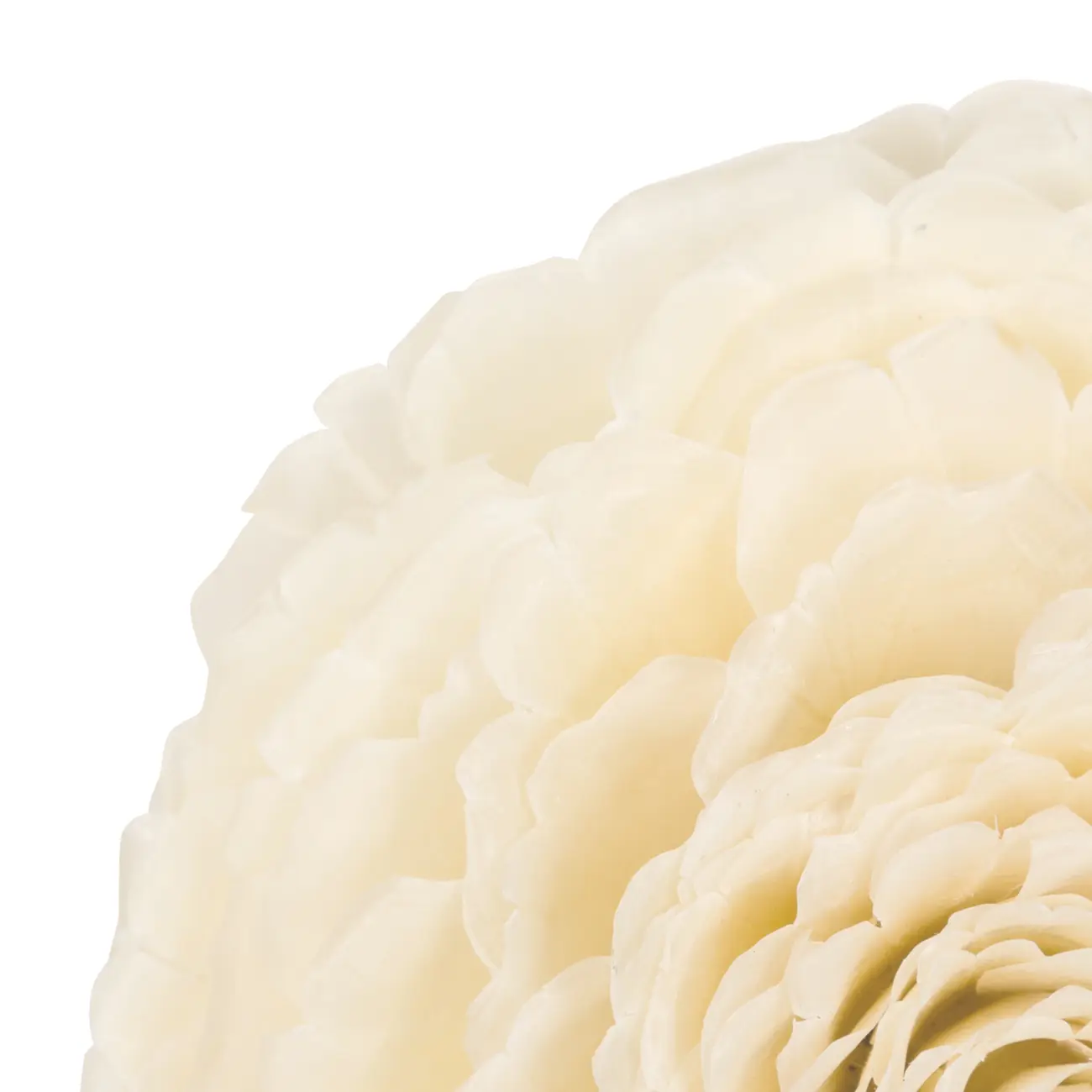 ADORNO 20 CM ESCAMA DE PEIXE ROSA - BRANCO/FIBRA CLARA - Foto 3
