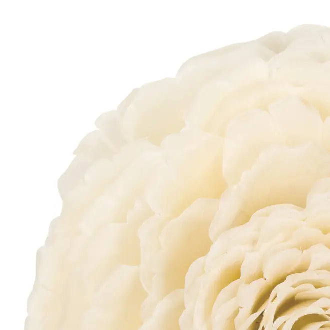 ADORNO 20 CM ESCAMA DE PEIXE ROSA - BRANCO/FIBRA CLARA - Foto 3