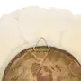 ADORNO 20 CM ESCAMA DE PEIXE ROSA - BRANCO/FIBRA CLARA - Foto 4
