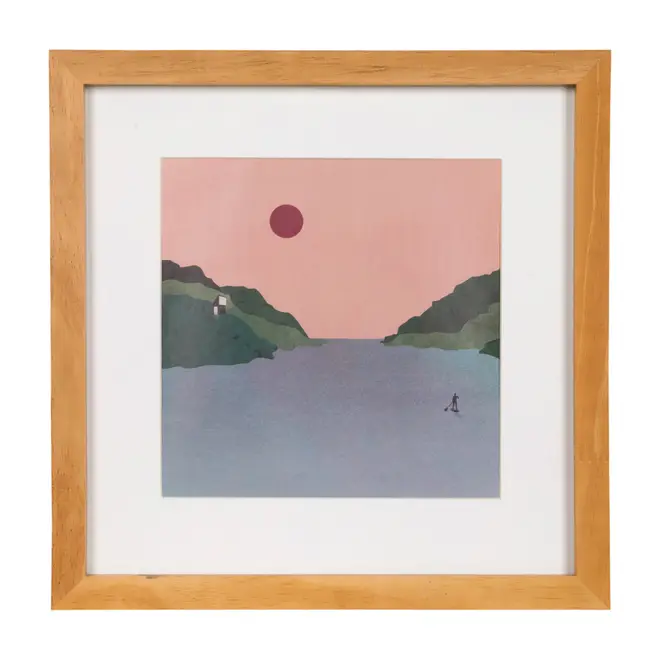 QUADRO 33 CM X 33 CM O ALTAR II - PINUS NATURAL/MULTICOR - Foto 1