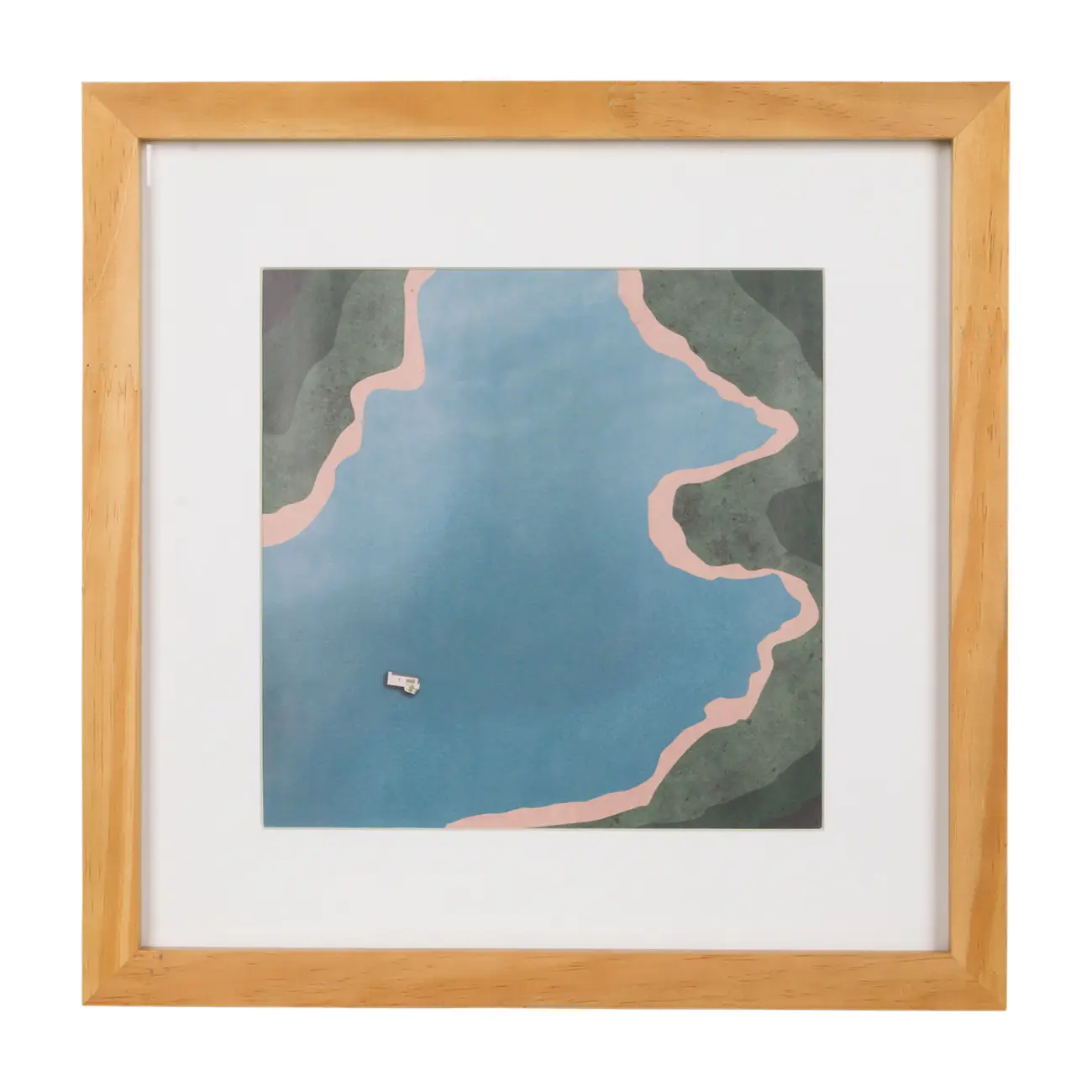 QUADRO 33 CM X 33 CM O ALTAR III - PINUS NATURAL/MULTICOR - Foto 1