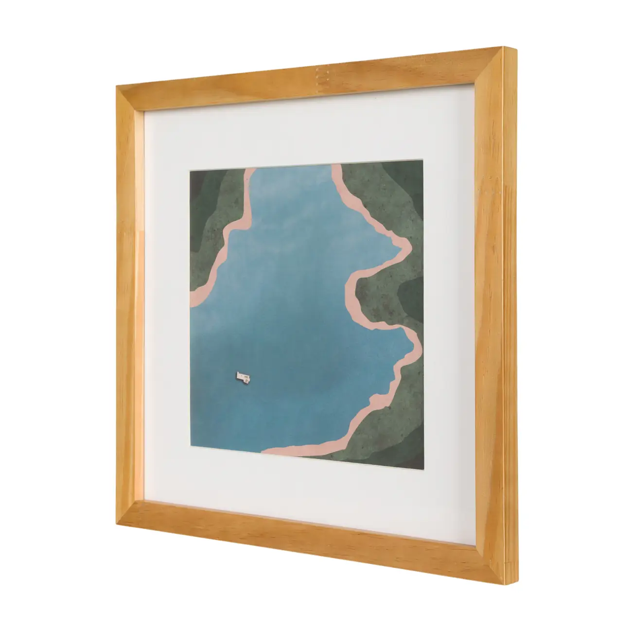 QUADRO 33 CM X 33 CM O ALTAR III - PINUS NATURAL/MULTICOR - Foto 2