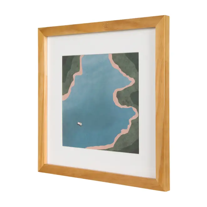 QUADRO 33 CM X 33 CM O ALTAR III - PINUS NATURAL/MULTICOR - Foto 2