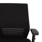 CADEIRA DE ESCRITÓRIO KEYWORD - PRETO/PRETO - Foto 4