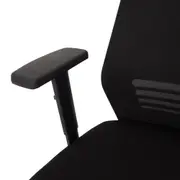 CADEIRA DE ESCRITÓRIO KEYWORD - PRETO/PRETO - Foto 6