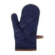 LUVA FORNO COM PEGADOR THE BEST CHEF - JEANS AZUL/MARROM - Foto 2
